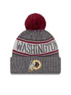 New Era Nfl Sideline Washington Pom-pom Beanie