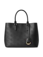 Lauren Ralph Lauren Large Perforated Leather Satchel