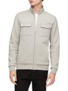 Calvin Klein Regular-fit Logo Cotton-blend Jacket