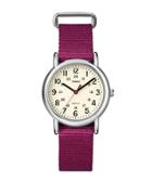 Timex Ladies Weekender Silvertone Watch
