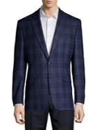 Lauren Ralph Lauren Classic Fit Plaid Wool Sport Jacket