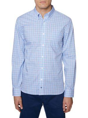 Hickey Freeman Regular-fit Plaid Button-down Shirt