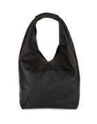 Anne Klein Stitched Leather Hobo Bag