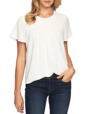 Cece French Cafe Pintuck Blouse