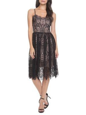 Dress The Population Francesca Lace A-line Dress