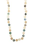 Lonna & Lilly Goldtone And Abalone Disc Necklace