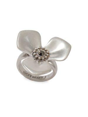 Lucky Brand Two Chase Floral Statement Ring