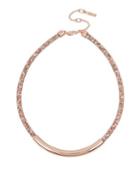 Kenneth Cole New York Crystal Mesh Tube Necklace
