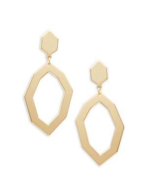 Design Lab 2-pair Geometric Drop Earrings