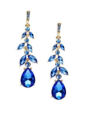 Design Lab Stone Vine Drop Earrings