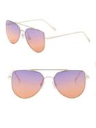 Kendall + Kylie Rowan 55mm Aviator Sunglasses