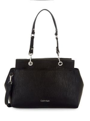 Calvin Klein Sonoma Textured Leather Satchel
