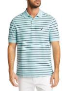 Nautica Striped Logo Polo