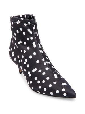 Betsey Johnson Verona Printed Point-toe Booties