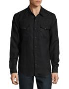 Lucky Brand Pocketed Linen Sportshirt