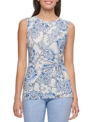 Tommy Hilfiger Floral Tie-front Top