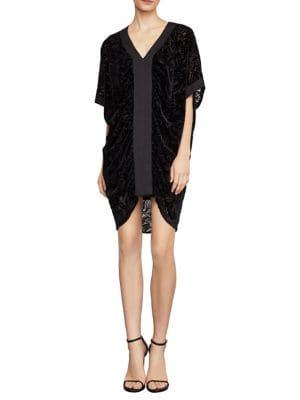 Bcbgmaxazria Velvet Burnout Shift Dress