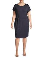 Vero Moda Curve Plus Ava Short Sleeve Tie-waist Dress