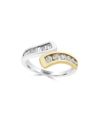 Effy Duo Diamond, 14k White & Yellow Gold Ring