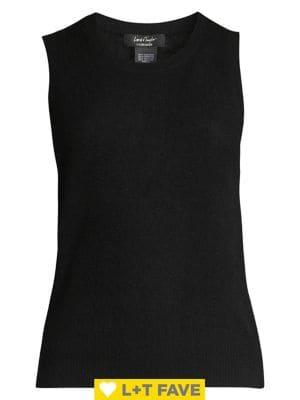 Lord & Taylor Crewneck Cashmere Tank