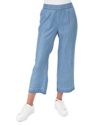 Bobeau Leslie Let Out Hem Cropped Pants