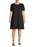 Calvin Klein Plus Puff Sleeve Dress