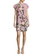 Phase Eight Floral Print Ruffled Dress