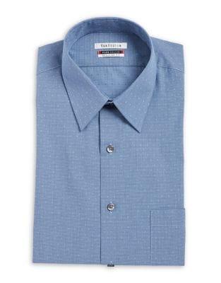 Van Heusen Printed Cotton Dress Shirt