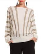 Trina Turk Party Stripe Wool Sweater