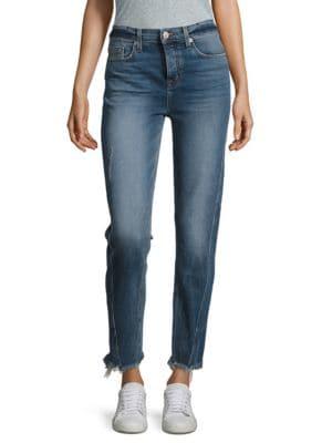 Hudson Jeans Rival High-rise Straight-leg Jeans
