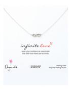 Dogeared Sterling Silver Infinite Love Necklace