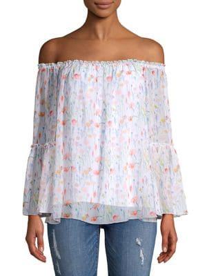 Bailey 44 Floral Off-the-shoulder Top