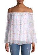 Bailey 44 Floral Off-the-shoulder Top