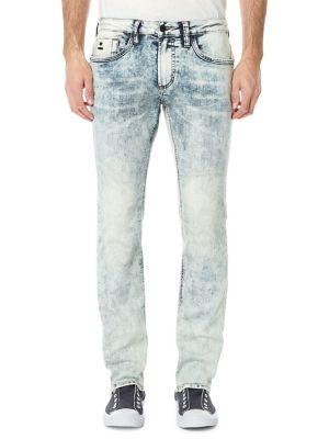 Buffalo David Bitton Evan Washed Straight Leg Jeans