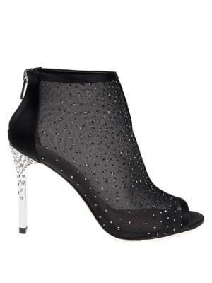 Jewel Badgley Mischka Jodie Embellished Booties