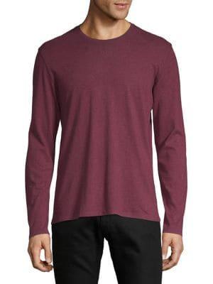 Black Brown Long-sleeve Cotton Tee