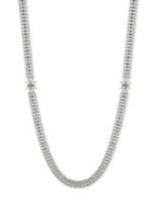 Jenny Packham White Opal And Crystal Three-row Necklace