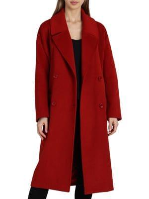 Badgley Mischka Double Breasted Coat