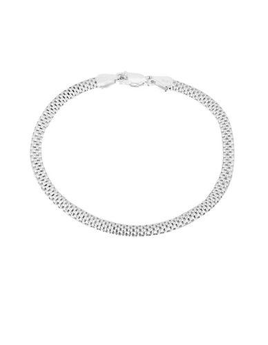 Lord & Taylor Sterling Silver Mesh Necklace