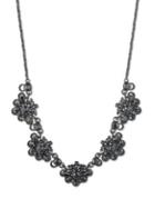 Marchesa Crystal Front Statement Necklace