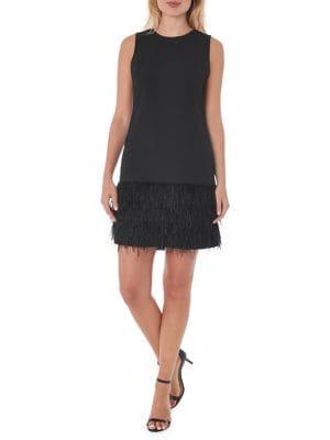 Sam Edelman Feather Hem Sheath Dress