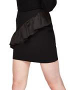 Miss Selfridge Frill Zippered Skirt