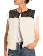 Banjara Dhuha Studded Faux Fur Vest