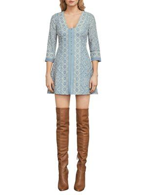 Bcbgmaxazria Jayde Embroidered Lace Dress