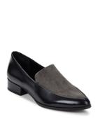 424 Fifth Verona2 Leather And Suede Loafers