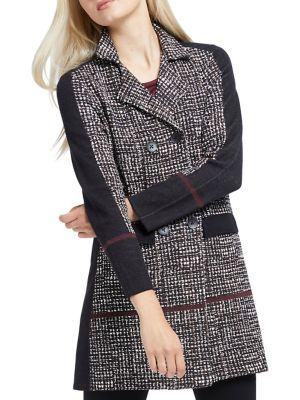 Nic+zoe Abstract Tweed Jacket