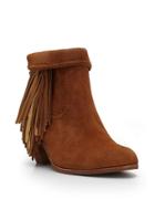 Sam Edelman Louie Fringed Suede Ankle Boots