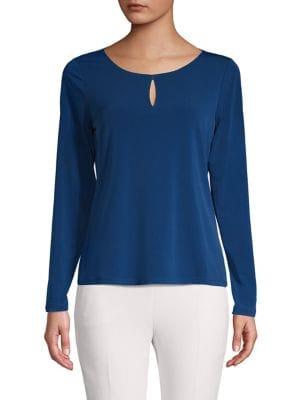 Calvin Klein Roundneck Long-sleeve Top