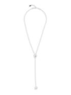 Uno De 50 My Energy Silvertone Charm Y-necklace