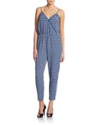 Laundry By Shelli Segal Printed Crop Jumpsuit